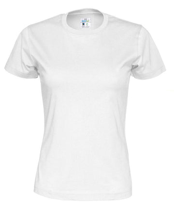 Cottover Damen T-Shirt mit Rundhals in trendigen Farben - WERBE-WELT.SHOP